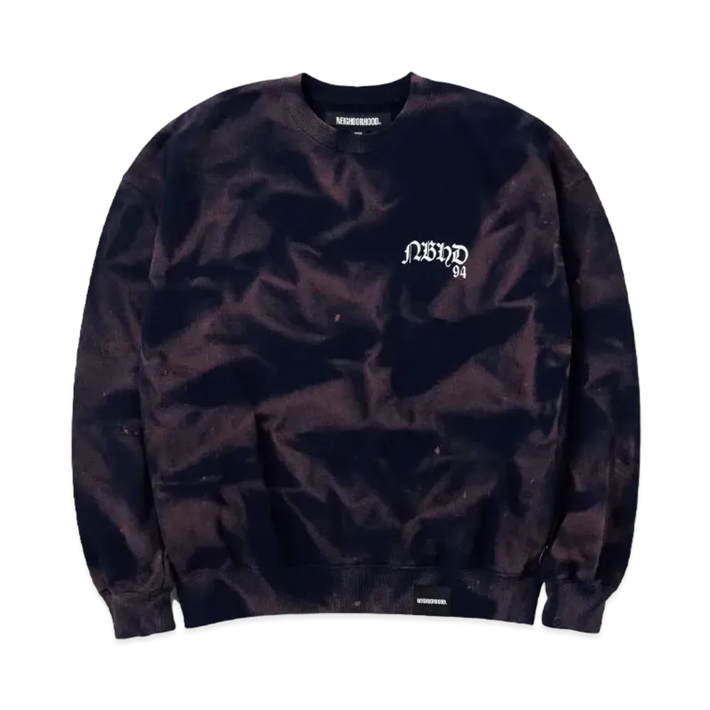 NEIGHBORHOOD Tie-Dye Sweat Shirt LS "Navy"