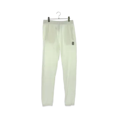 Chrome Hearts Y Not U Logo Embroidery Long Sweat Pants "White"