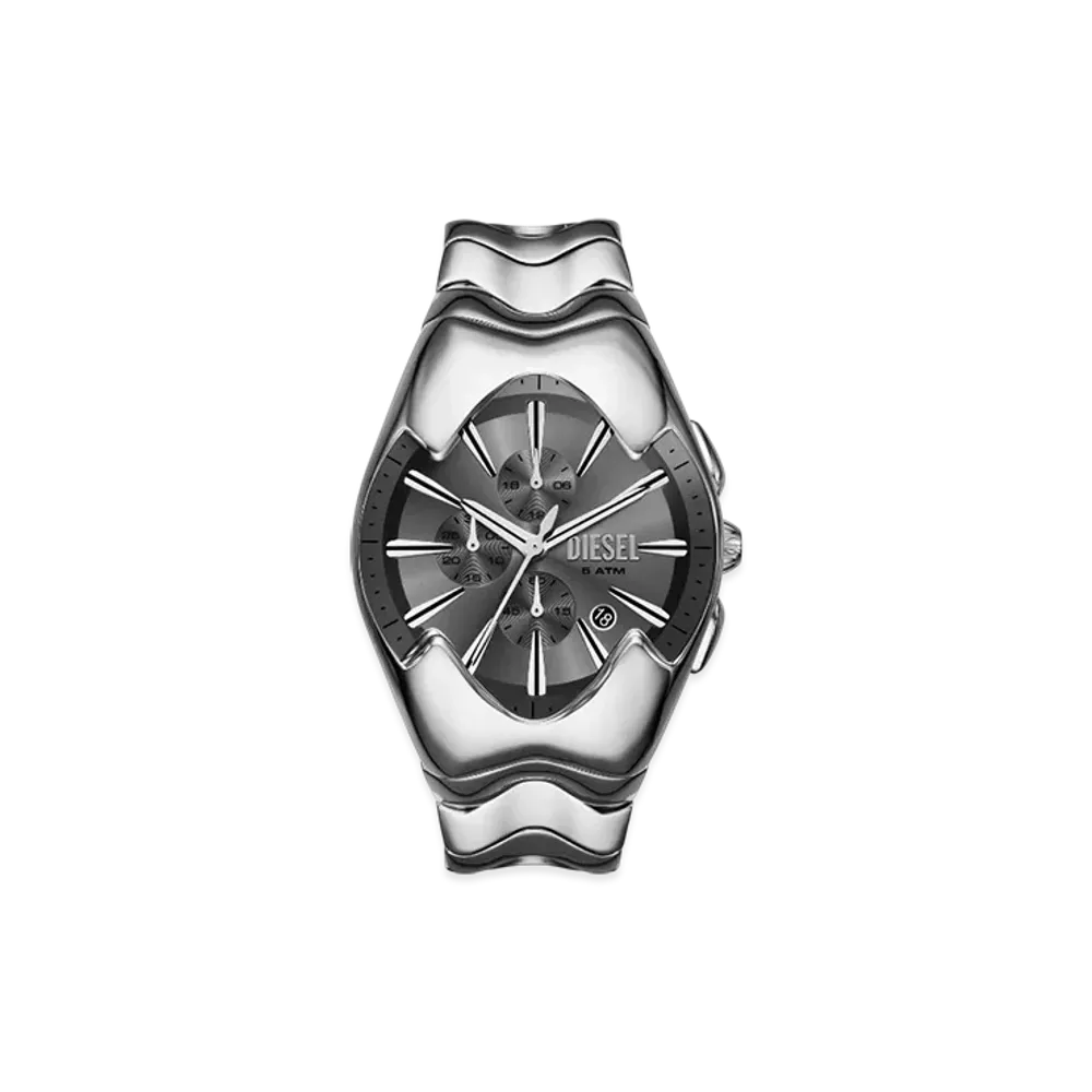 Diesel Dz4683 Mercurial Stainless Steel Watch "Silver"