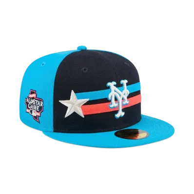 NEW ERA 59Fifty On-Field 2024 MLB All-star Game New York Mets "Coral Blue"