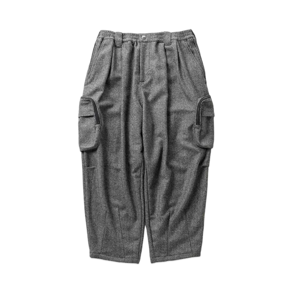 TIGHTBOOTH Tweed Cargo Pants "Grey"