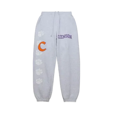 Travis Scott x M&N x Clemson University Sweats "Grey"