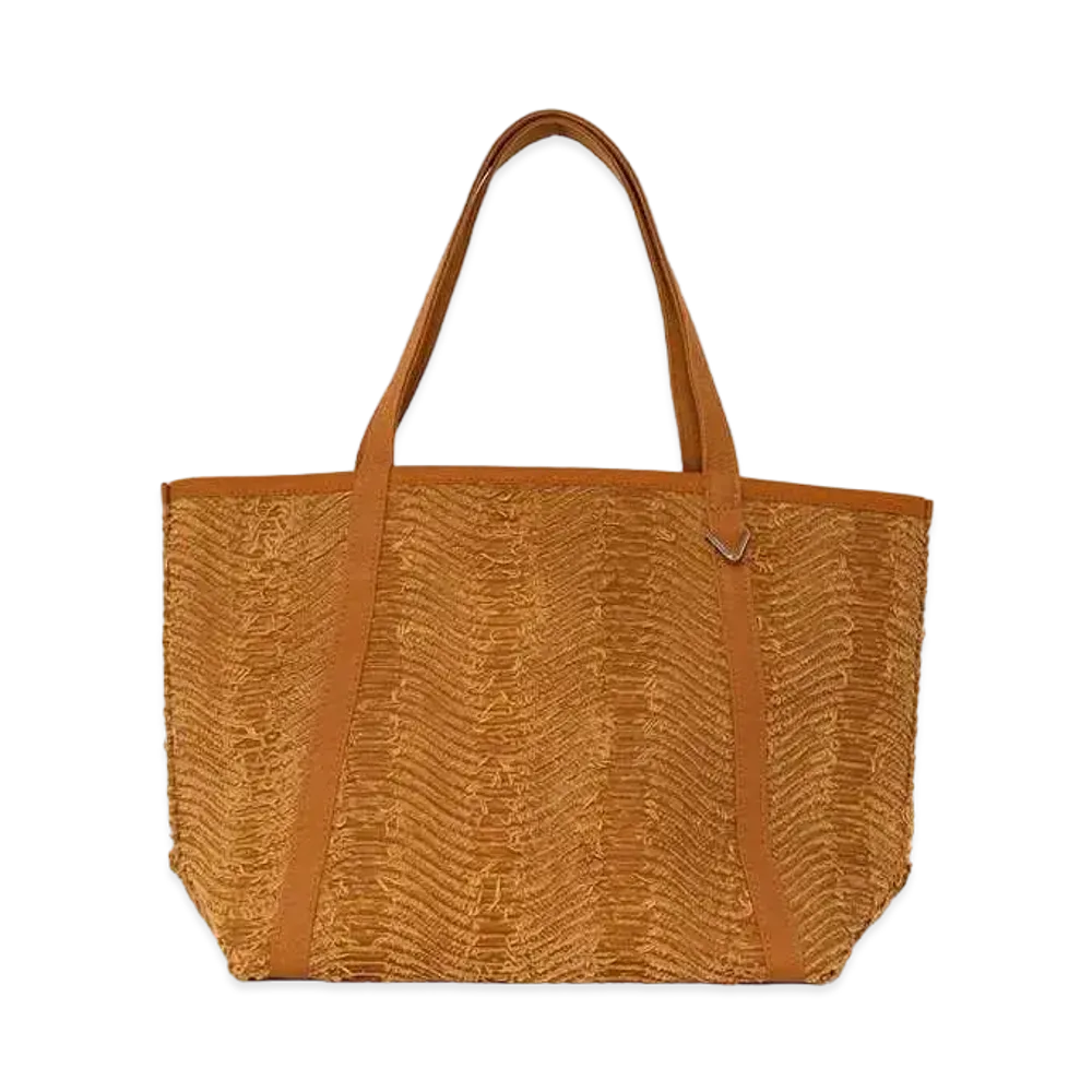 Maison MIHARA YASUHIRO Wave OX Tote Bag "Brown"