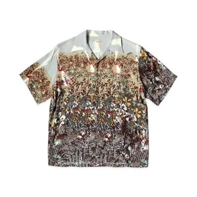 KAPITAL Navaholland Aloha Shirt "Light Grey"