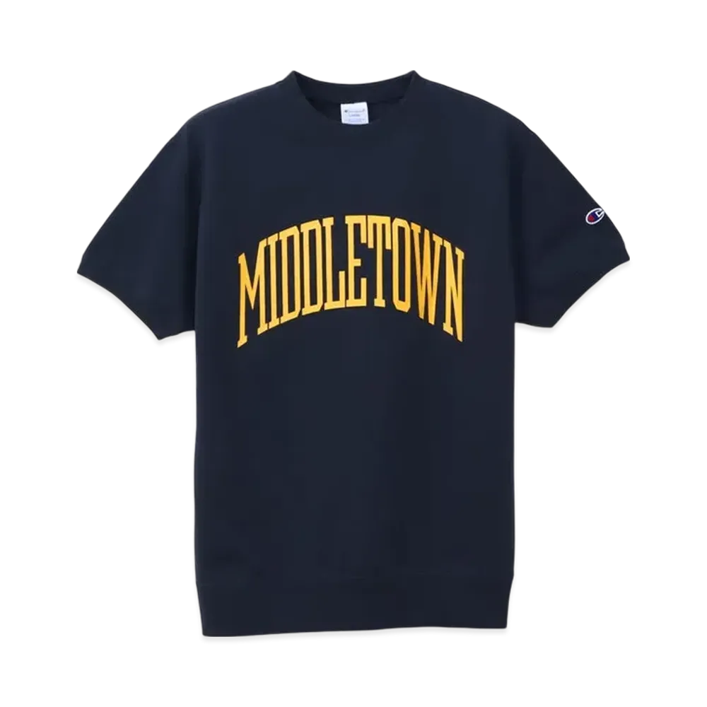 Champion Short Sleeve Crew Neck Sweatshirt 25SS "Navy"