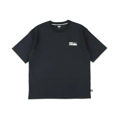 FIRST DOWN S/S EMBROIDERY TEE "Black"