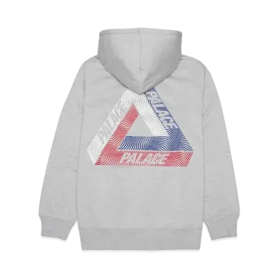 PALACE Swirl Tri-Ferg Hood "Grey Marl"