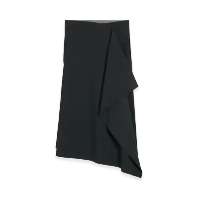 AMI PARIS Women's Wool Skirt "Black"
