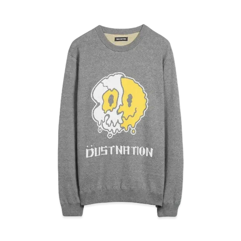 DUSTNATION DUSTSMILE KNITCREW "GRAY"