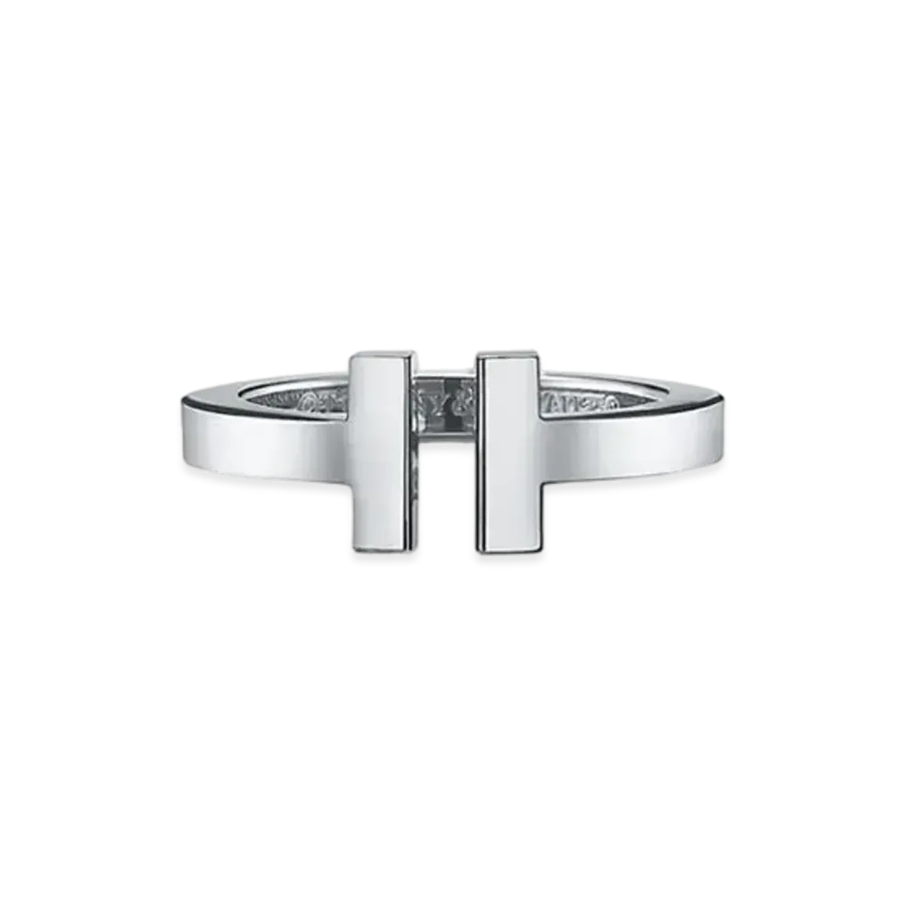 Tiffany & Co. Tiffany T Square Ring "White Gold"