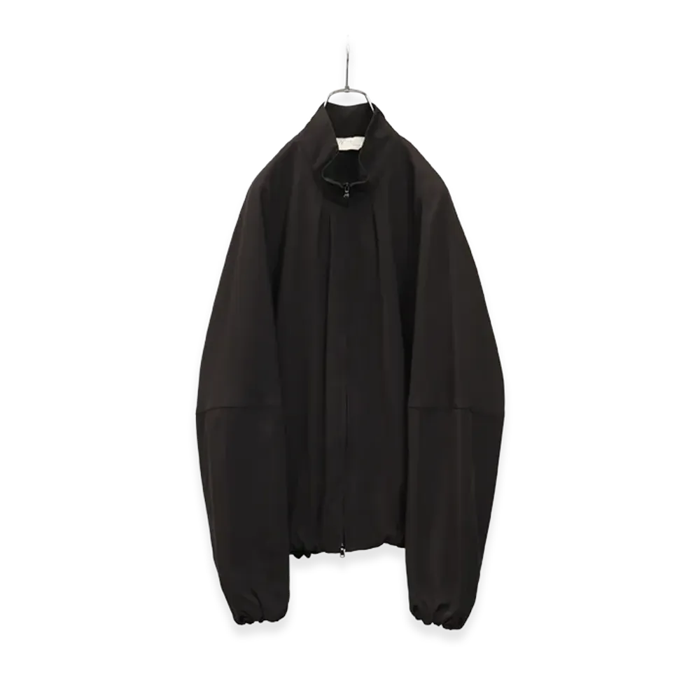 ANCELLM Tuck Kimono Blouson "Black"