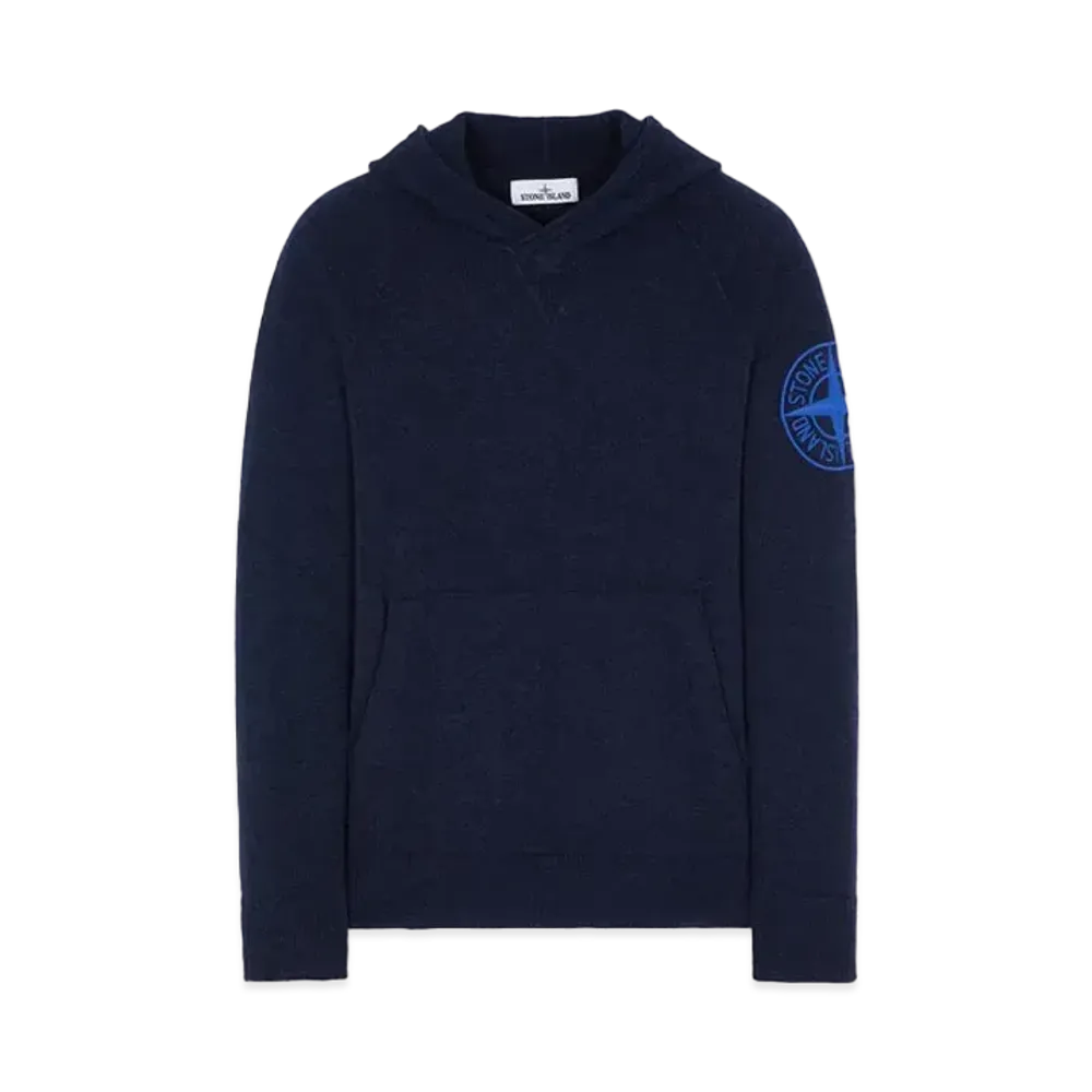 Stone Island 513B7 GEELONG WOOL WITH EMBROIDERY "Blue"