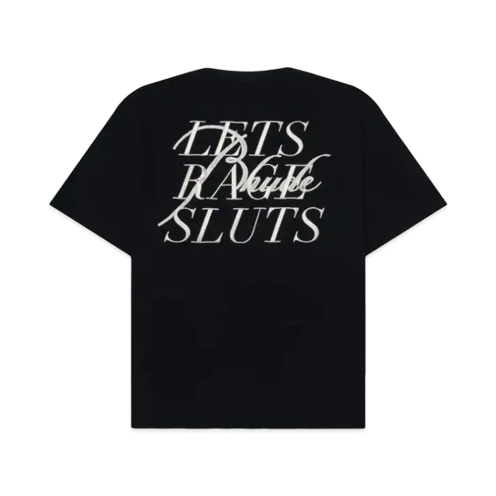 RHUDE "Lets Rage" Rh Autograph Tee "Black"