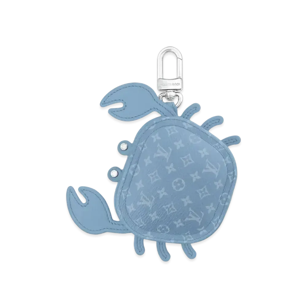 Louis Vuitton LV Crab Bag Charm Monogram Canvas "Bleu"