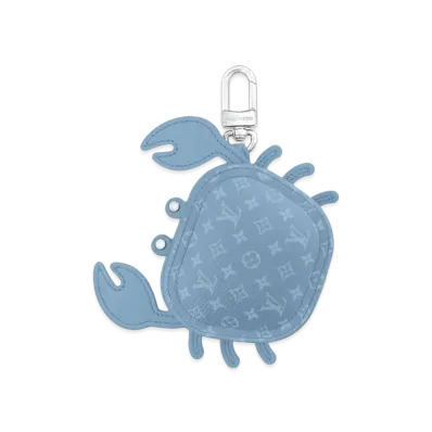 Louis Vuitton LV Crab Bag Charm Monogram Canvas "Bleu"