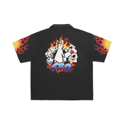FR2 Gambling Rabbit Short sleeve Shirt "Black"
