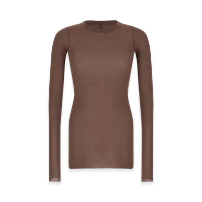 Rick Owens rib L/S T-Shirt "Purple"