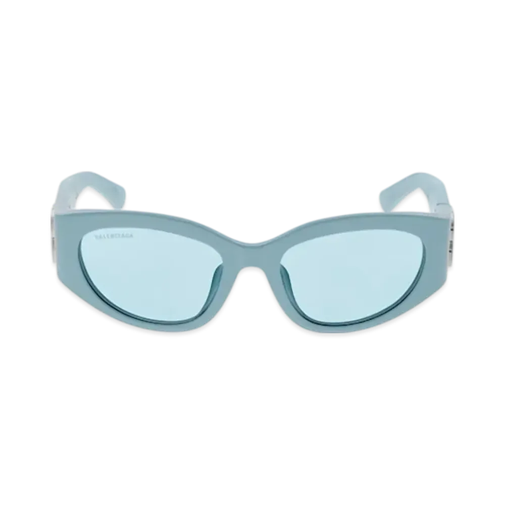 BALENCIAGA Bossy Round AF Sunglasses "Light Blue"