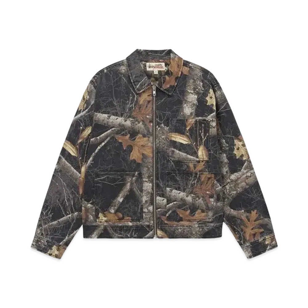 Stussy Realtree Edge Zip Work Jacket "Black"
