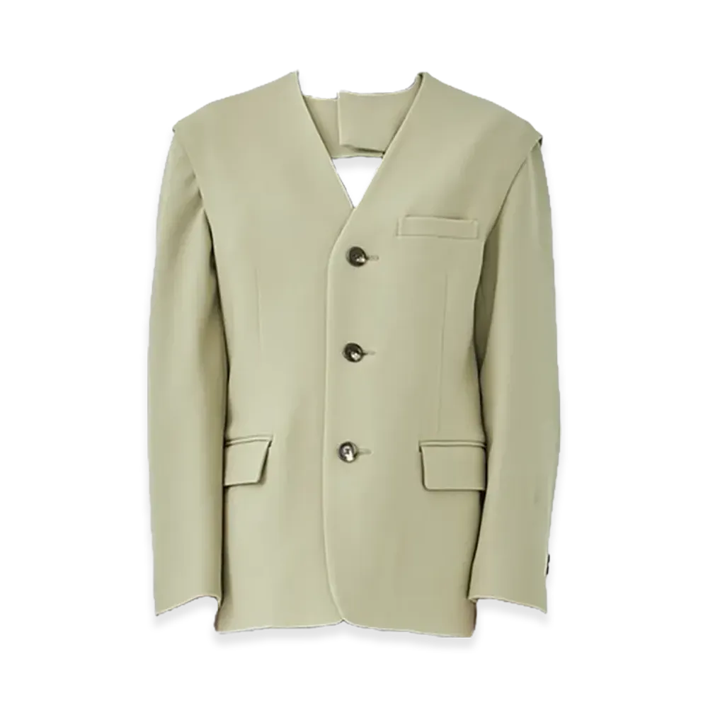 INSCRIRE Women's Double Cloth Layered Jacket "Beige"