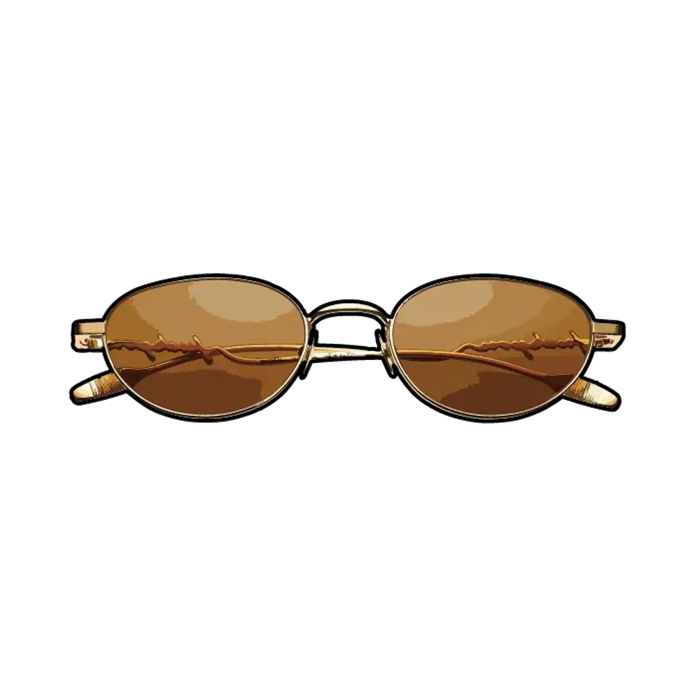 Supreme Capital Sunglasses "Gold"