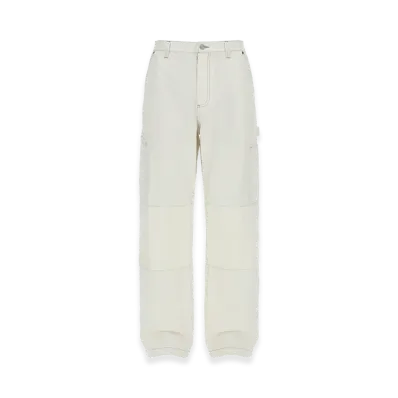 MM6 Maison Margiela Cotton Canvas Pants "White"