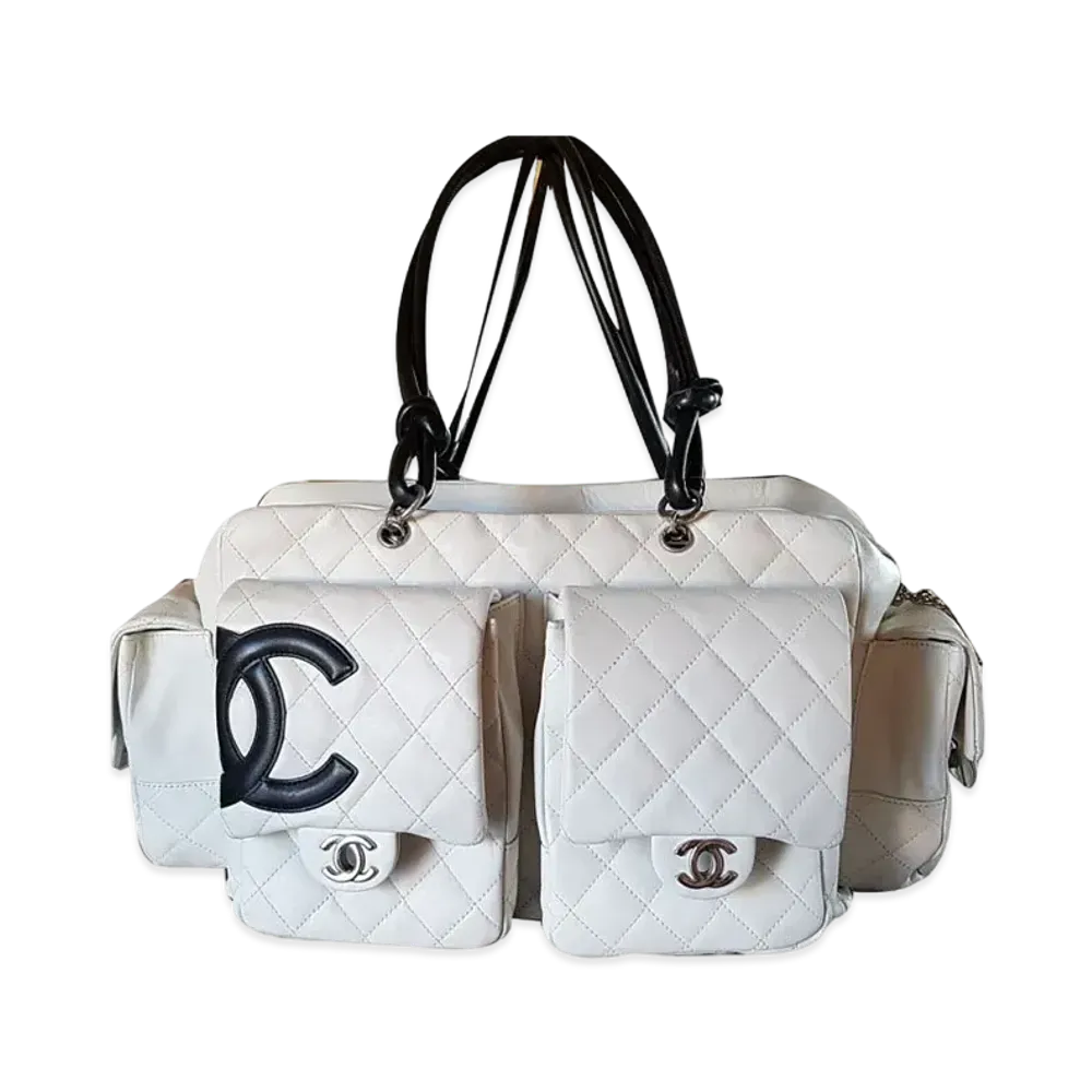 CHANEL Cambon Reporter Tote "White"