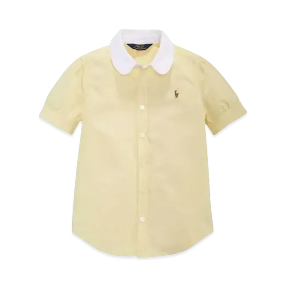Polo Ralph Lauren Kids Cotton Oxford Shirt "Yellow"