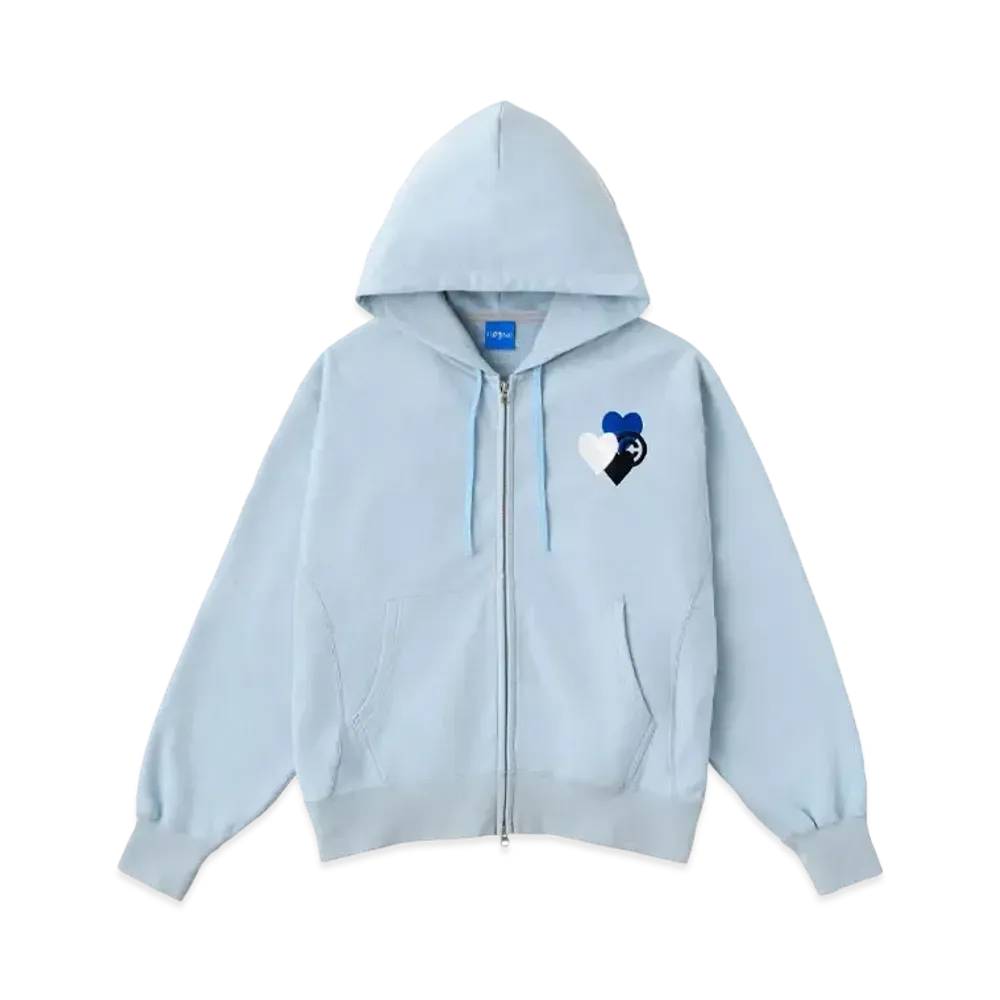 COIN PARKING DELIVERY CPD Love Stitch Hoodie "Sax"