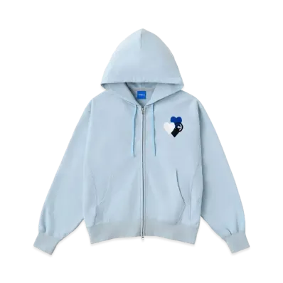 COIN PARKING DELIVERY CPD Love Stitch Hoodie "Sax"