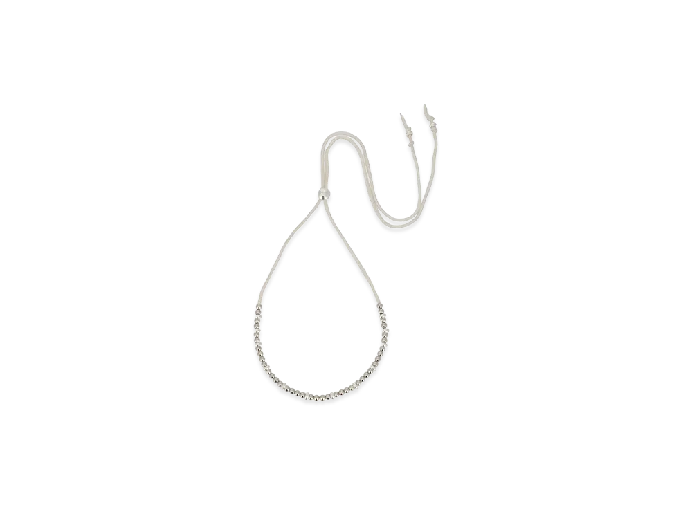 WIND AND SEA IVX Japan WDS White Hearts Deerskin Necklace "Silver"