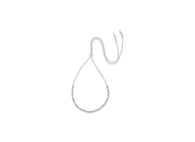 WIND AND SEA IVX Japan WDS White Hearts Deerskin Necklace "Silver"