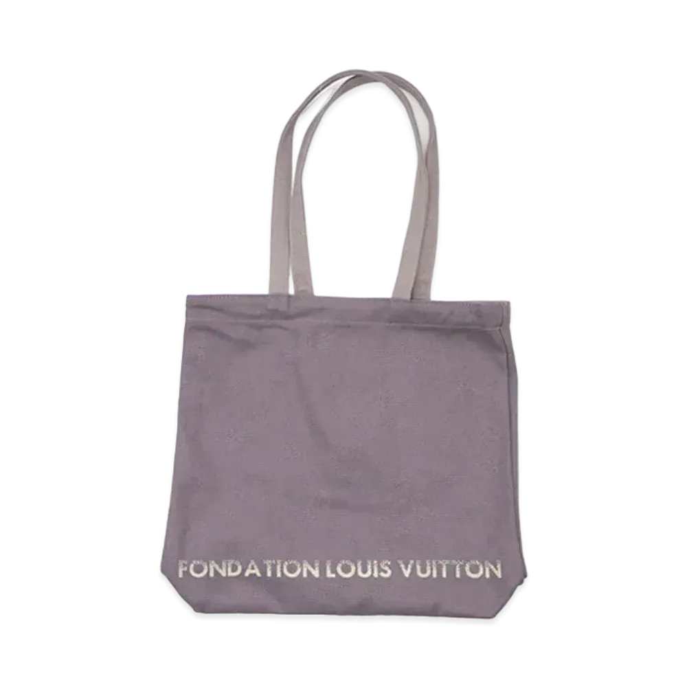 Louis Vuitton Tote Fondation Museum Limited Tote Canvas "Gray"