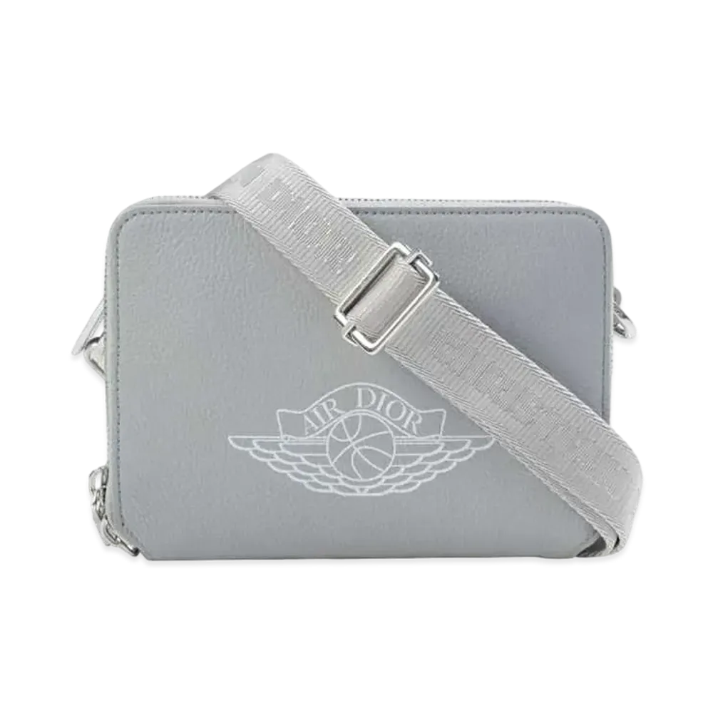 Dior x Air Jordan Wings Messenger Bag "Grey"