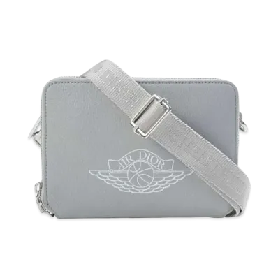 Dior x Air Jordan Wings Messenger Bag "Grey"