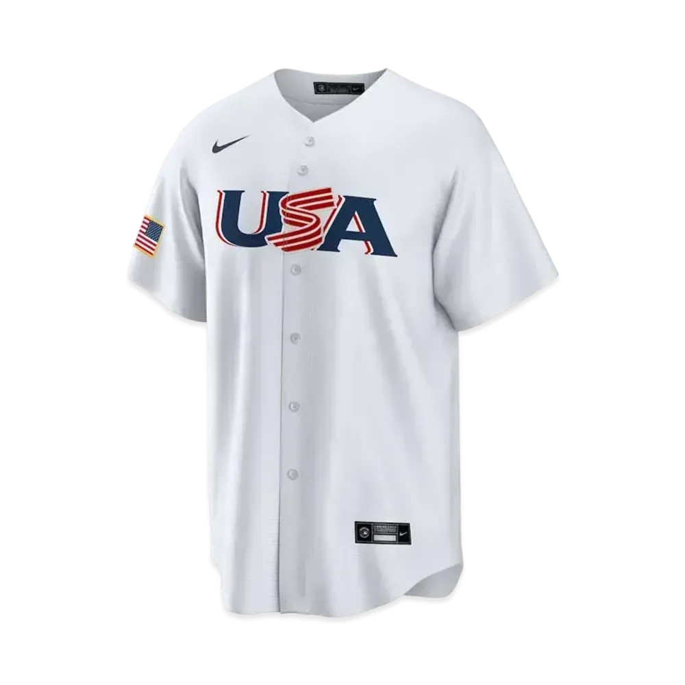 MLB x Nike Replica Uniform 23 USA WHT 3 Mookie Betts "White"