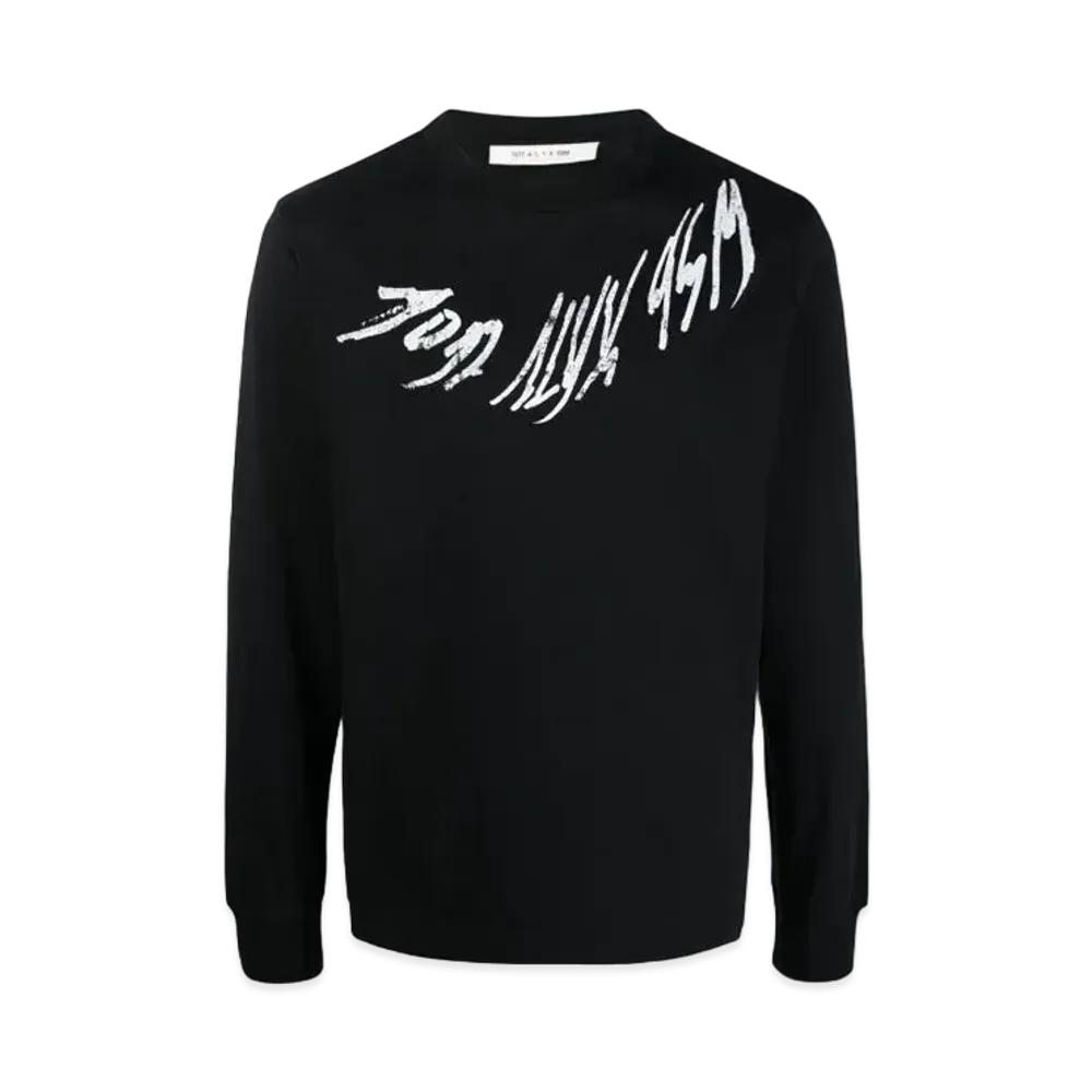 1017 ALYX 9SM Logo Graphic-Print Sweatshirt "Black"