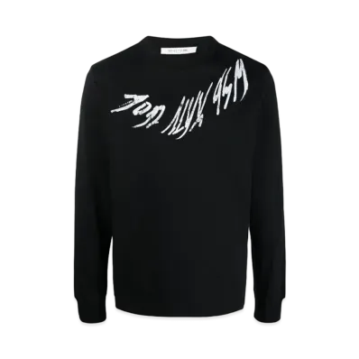 1017 ALYX 9SM Logo Graphic-Print Sweatshirt "Black"