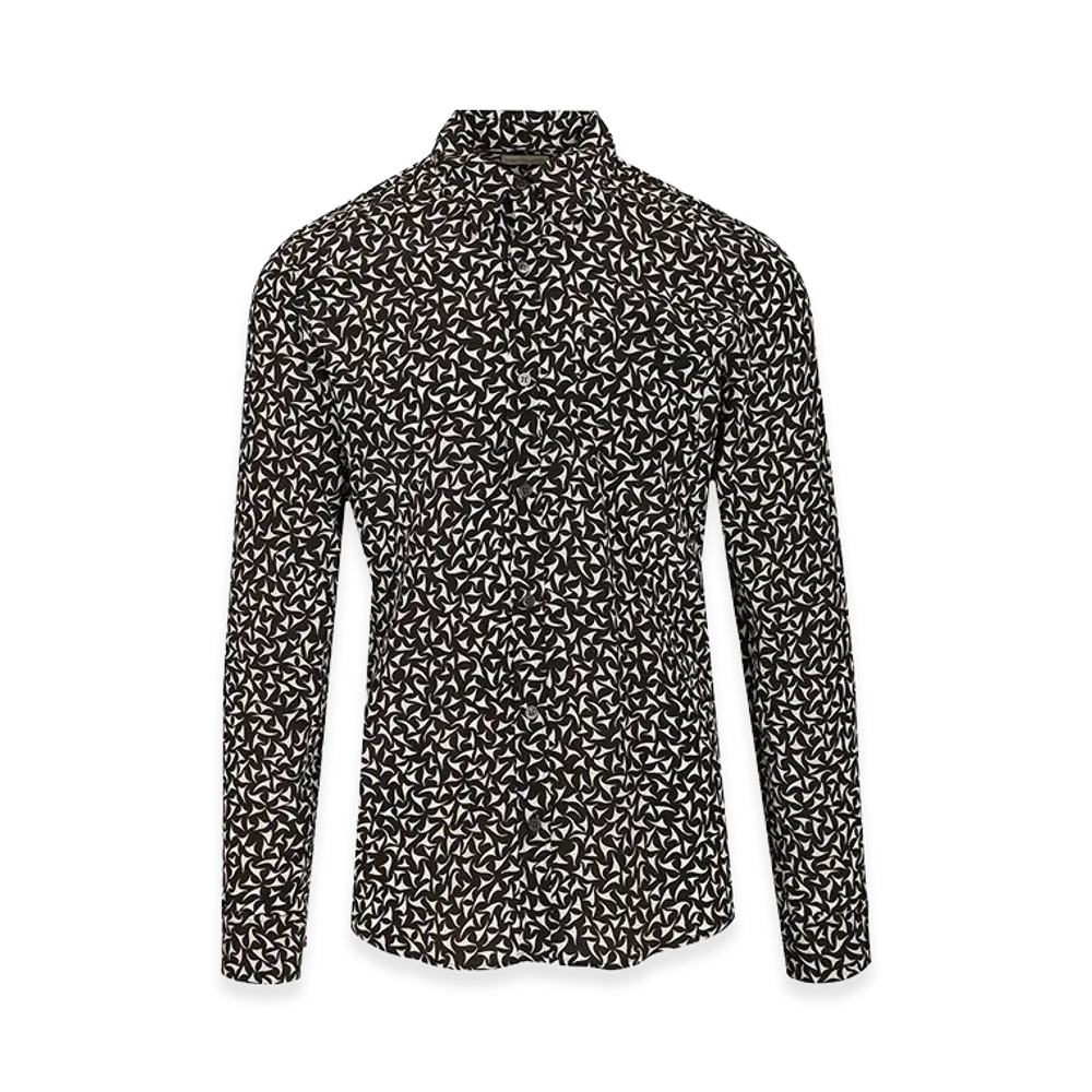 DRIES VAN NOTEN Silk Shirt "Black"