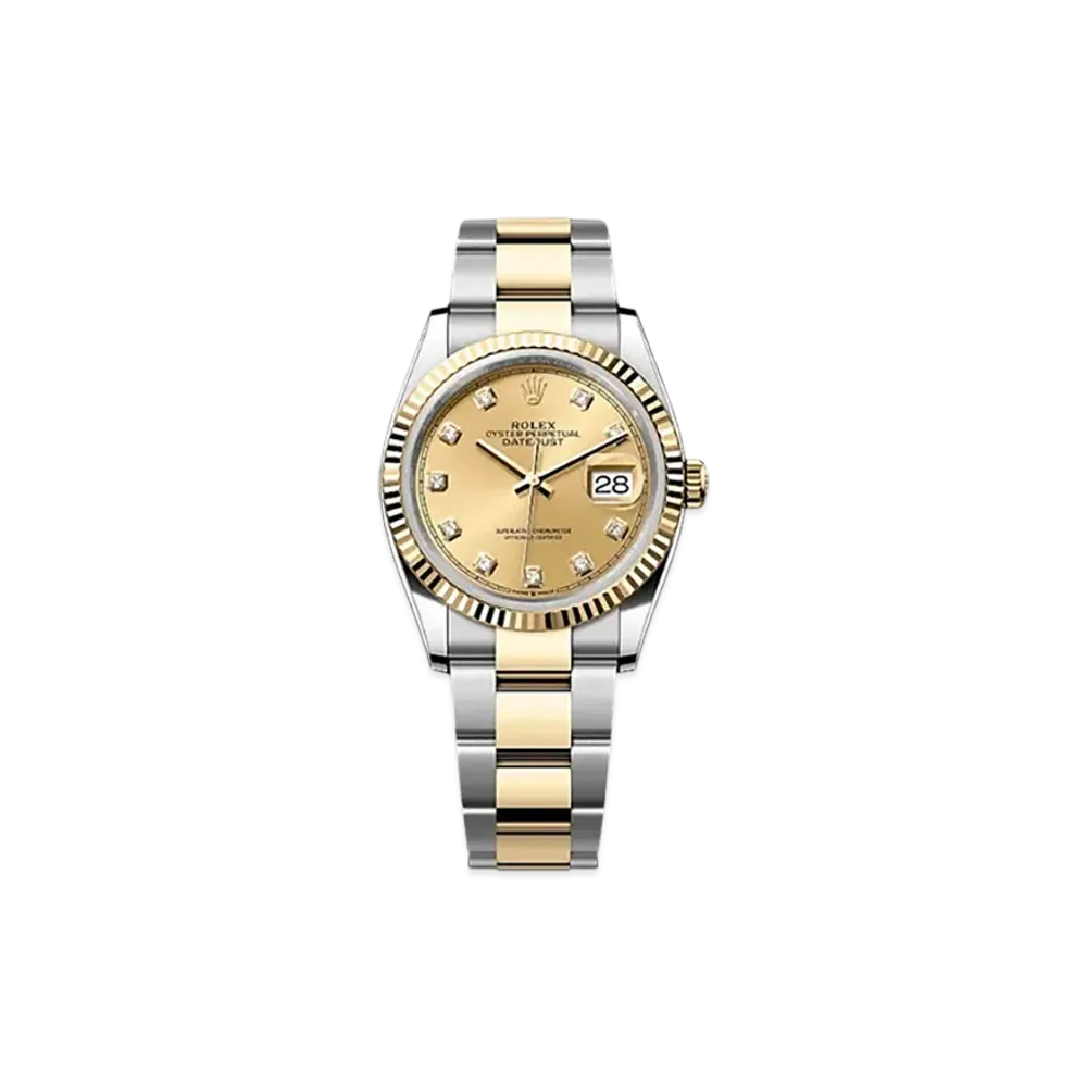 ROLEX Datejust 36 Oystersteel & Yellow Gold "Gold"
