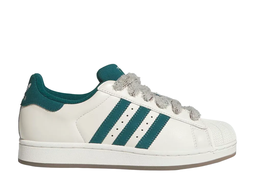 adidas Women's Superstar 2 "Off White/Rich Green"