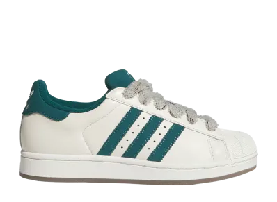 adidas Women's Superstar 2 "Off White/Rich Green"
