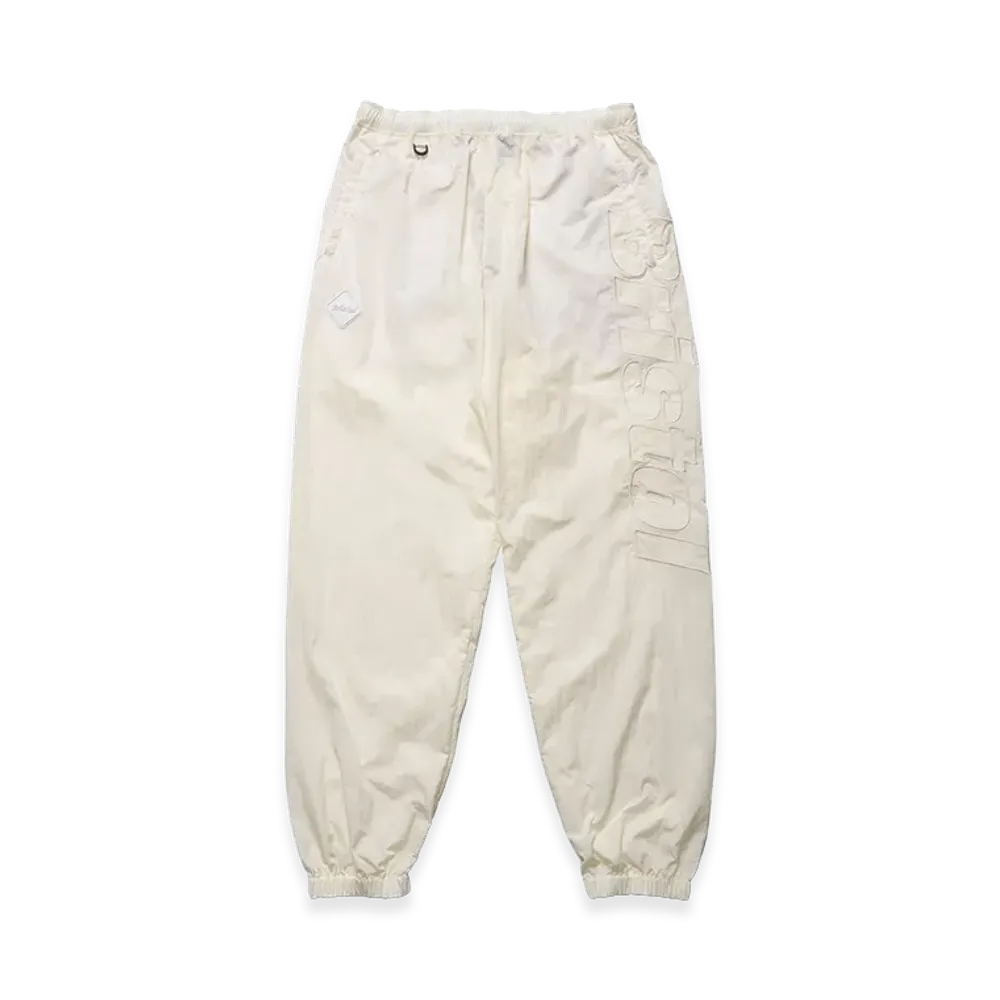 F.C.Real Bristol Big Logo Nylon Easy Pants "Off White"