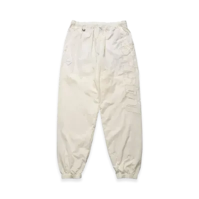 F.C.Real Bristol Big Logo Nylon Easy Pants "Off White"