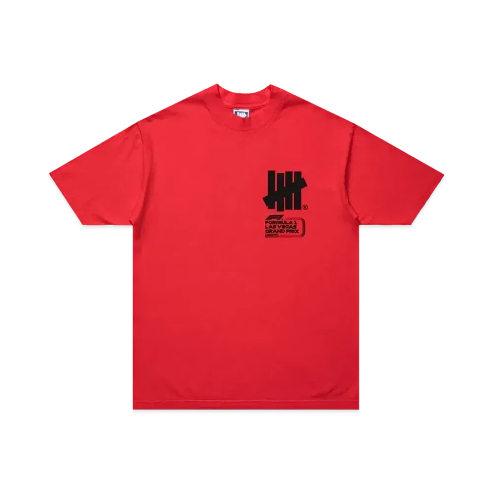UNDEFEATED x F1 LVGP Lockup S/S Tee "Red"