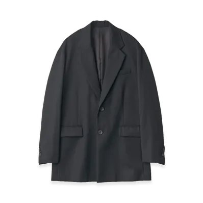 ssstein Oversized Single Breasted Long Jacket "Black"