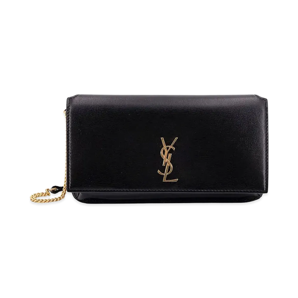Saint Laurent Women's 'Cassandre' Smartphone Holder "Black"