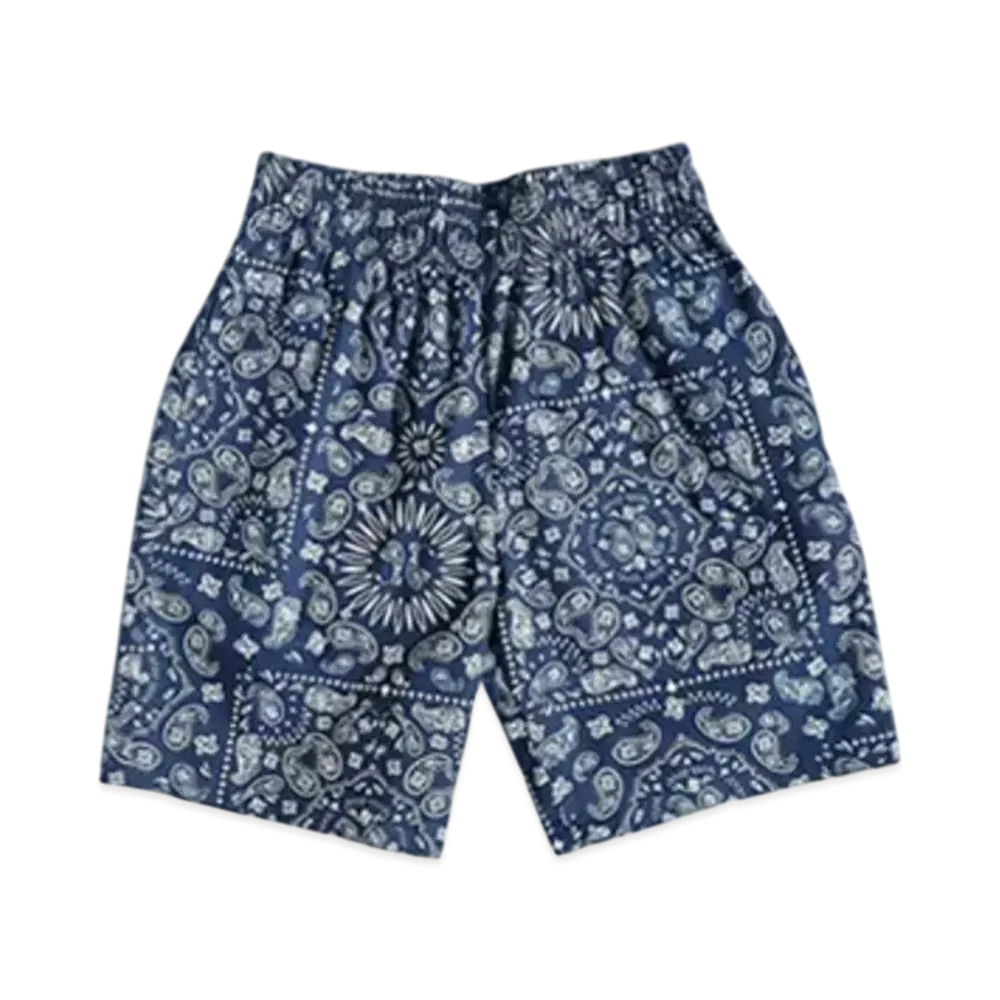 COOKMAN Chef Short Pants Checker "Paisley/Navy"