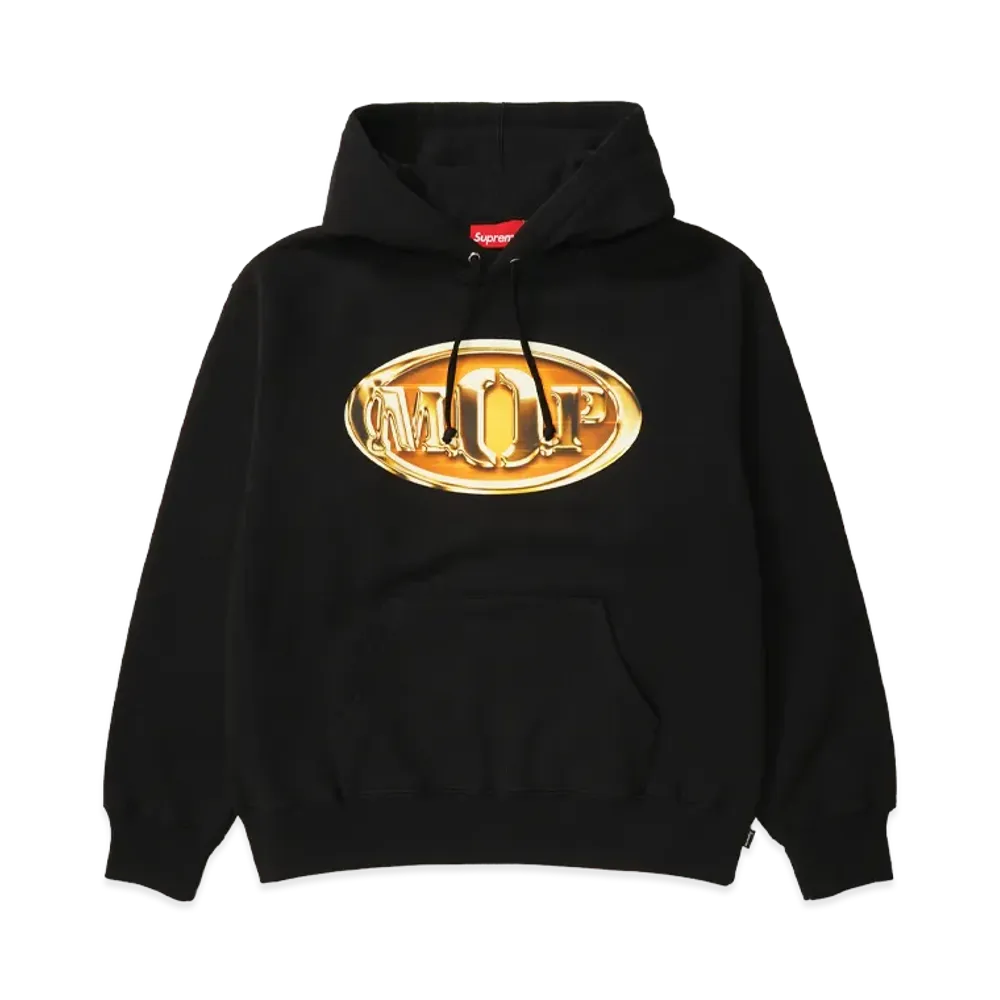 Supreme x M.O.P. Hooded Sweatshirt "Black"