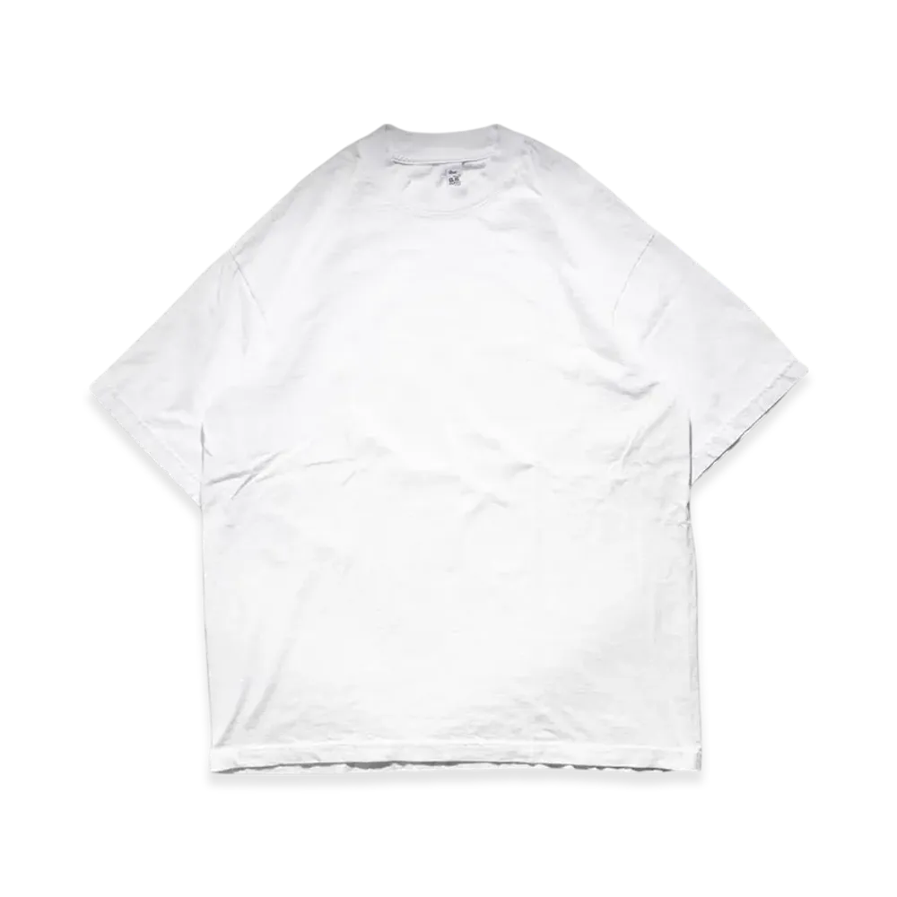 Los Angeles Apparel 6.5OZ Garment Dyed Crew Neck Short Sleeve T-Shirt "White"